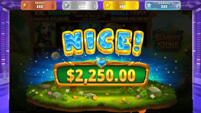 The Blarney Stone - gain de ligne dans le jeu de base